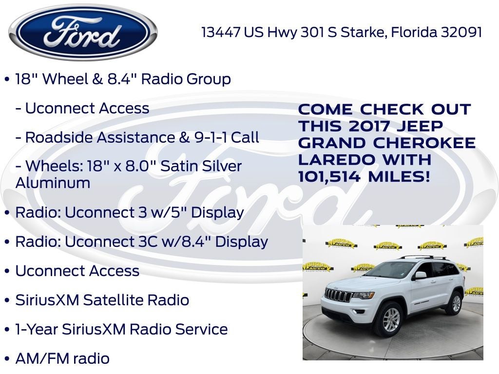 2017 Jeep Grand Cherokee Laredo