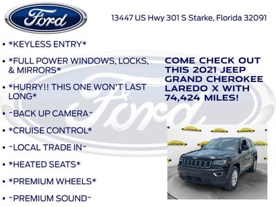 2021 Jeep Grand Cherokee Laredo X