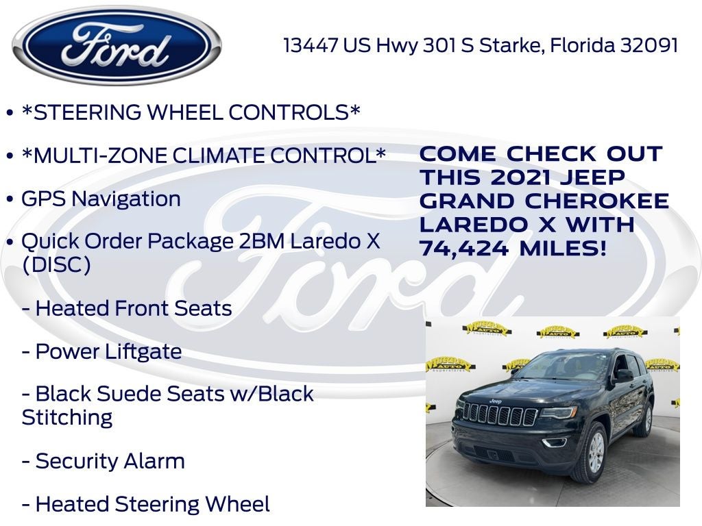 2021 Jeep Grand Cherokee Laredo X