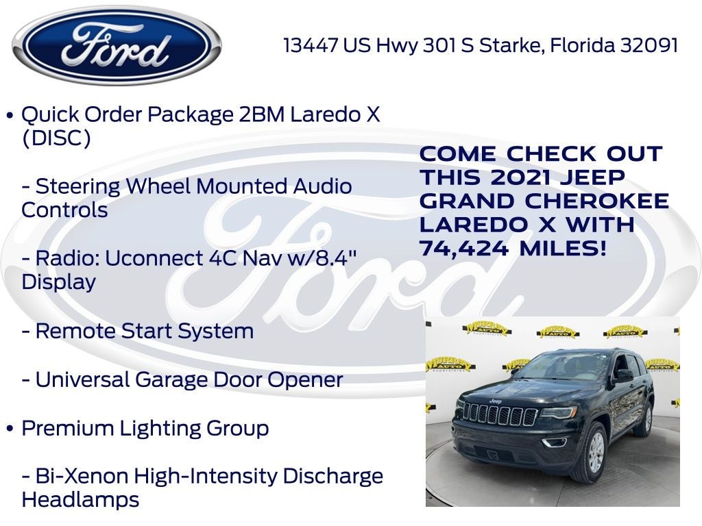 2021 Jeep Grand Cherokee Laredo X