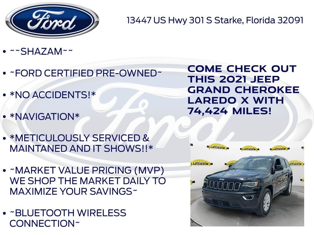 2021 Jeep Grand Cherokee Laredo X