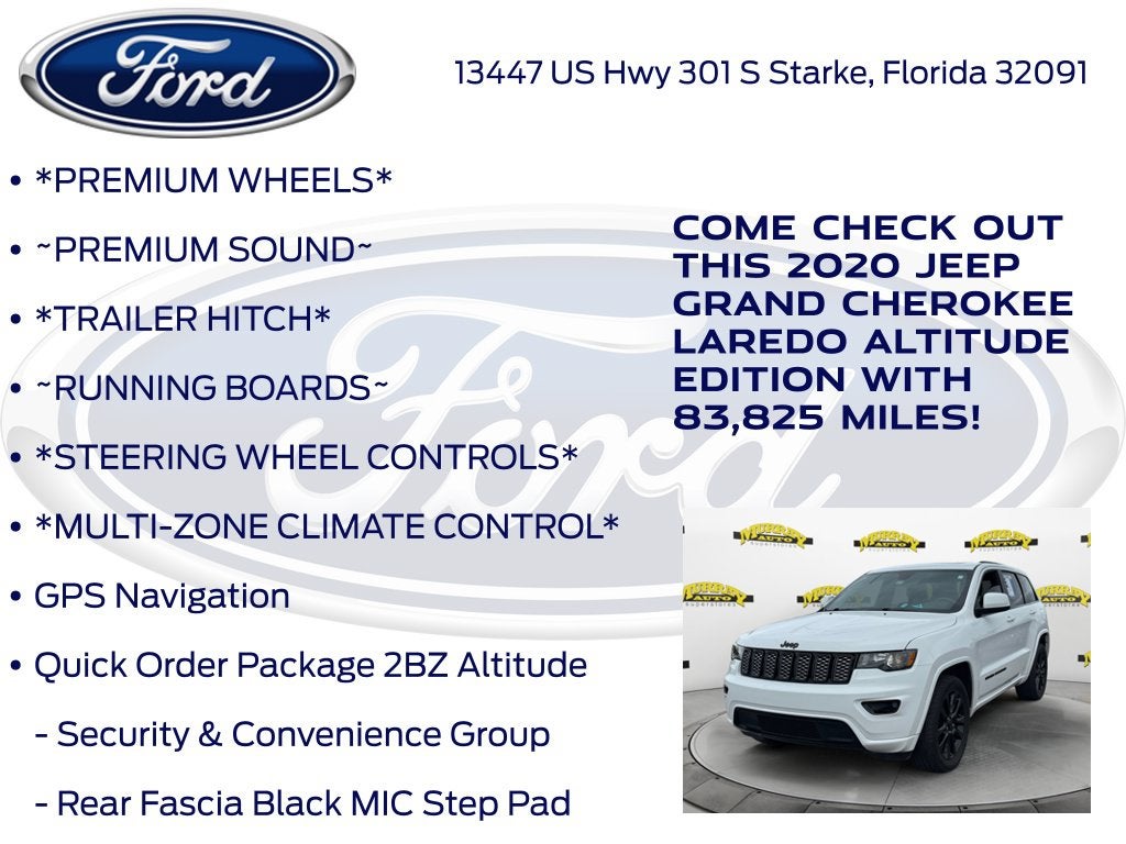 2020 Jeep Grand Cherokee Altitude