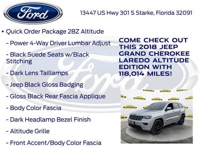 2018 Jeep Grand Cherokee Altitude
