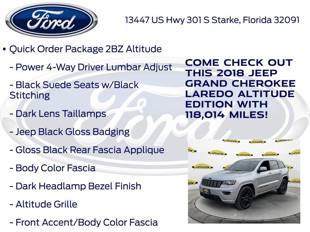 2018 Jeep Grand Cherokee Altitude