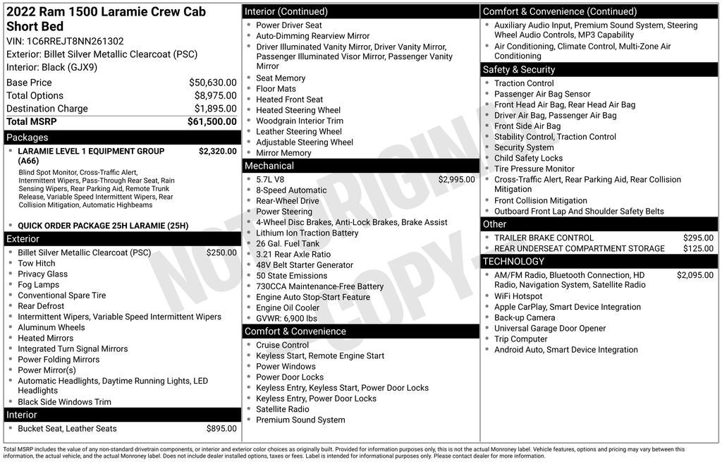 2022 RAM 1500 Laramie
