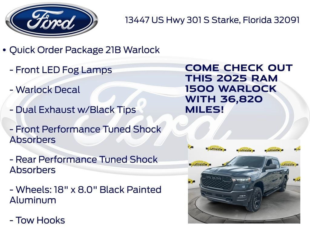 2025 RAM 1500 Warlock