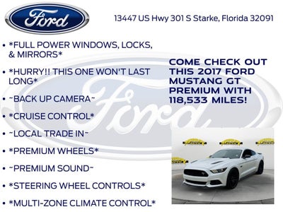 2017 Ford Mustang GT Premium