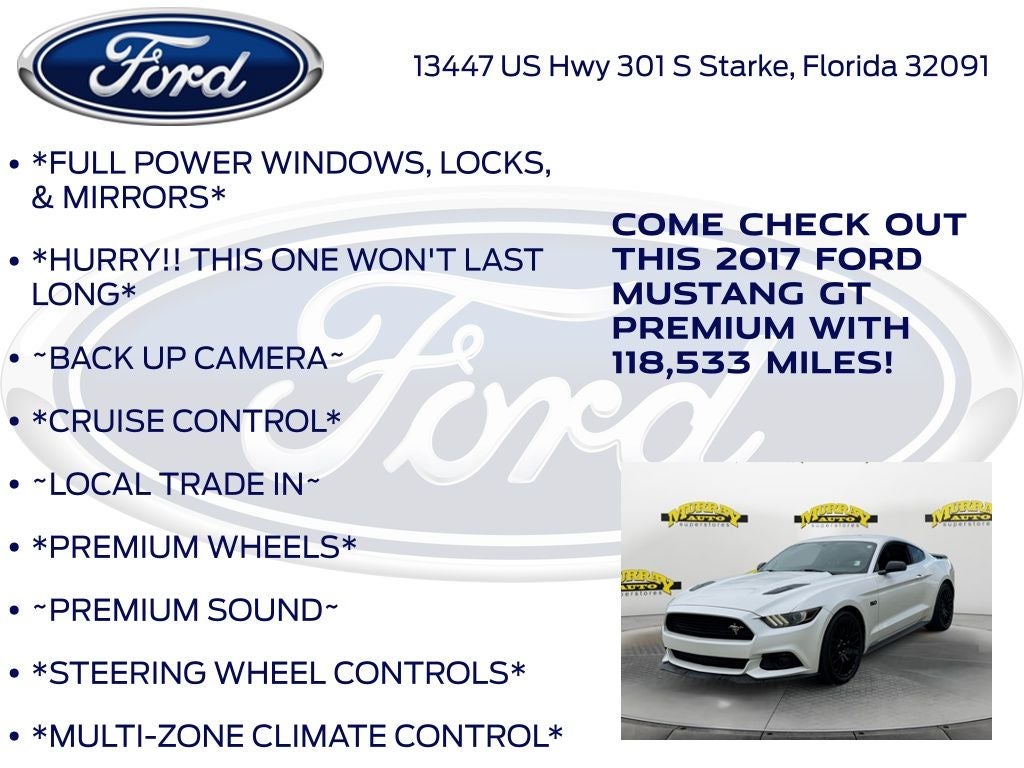 2017 Ford Mustang GT Premium