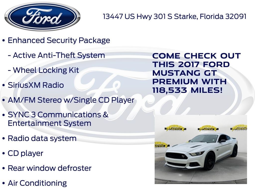 2017 Ford Mustang GT Premium