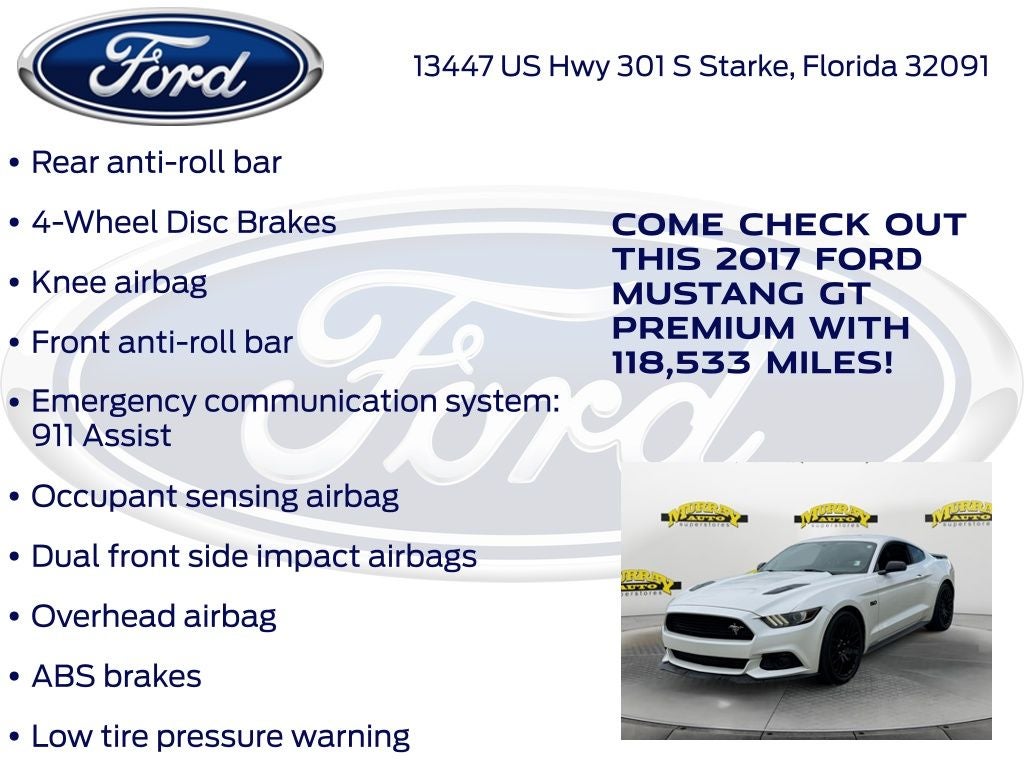 2017 Ford Mustang GT Premium