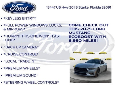2025 Ford Mustang EcoBoost