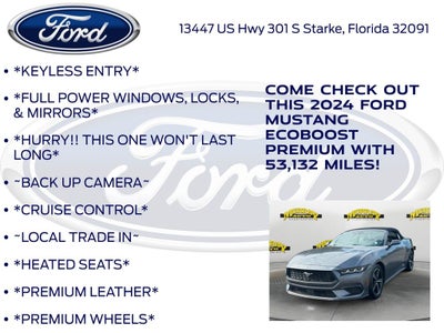 2024 Ford Mustang EcoBoost Premium