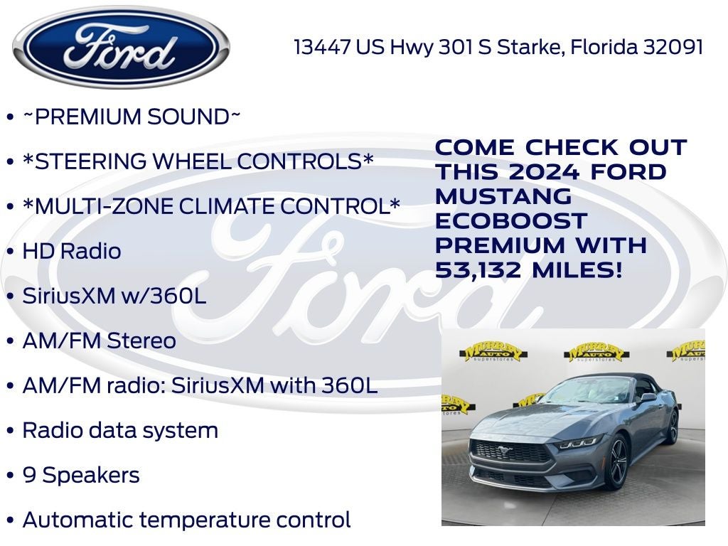 2024 Ford Mustang EcoBoost Premium