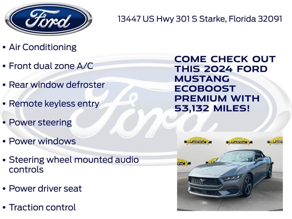 2024 Ford Mustang EcoBoost Premium