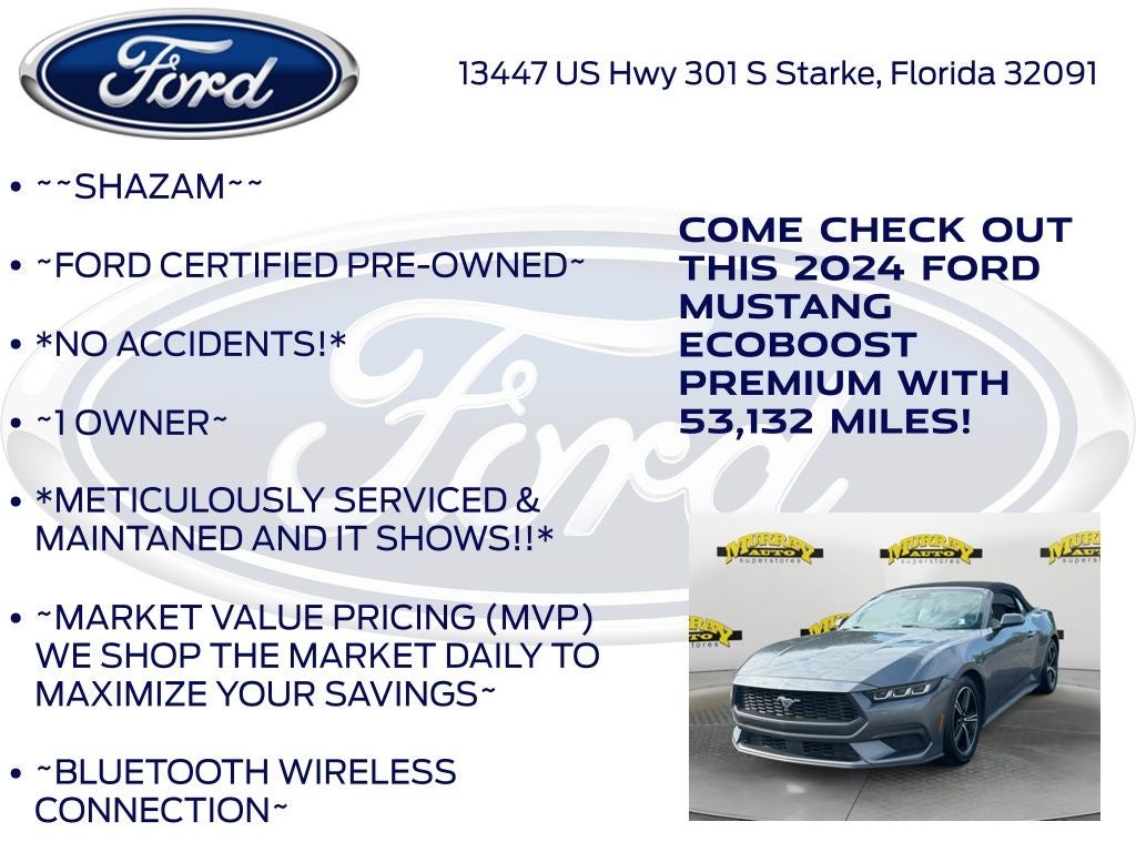 2024 Ford Mustang EcoBoost Premium
