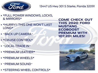 2020 Ford Mustang EcoBoost Premium