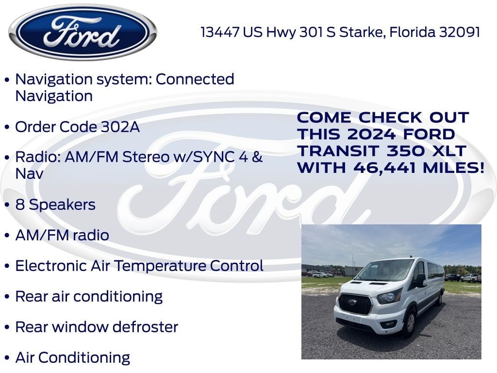 2024 Ford Transit-350 XLT