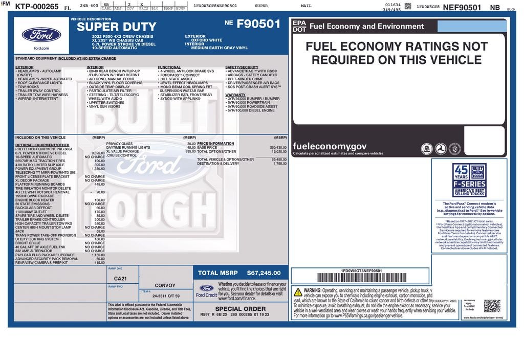 2022 Ford F-550SD XL DRW