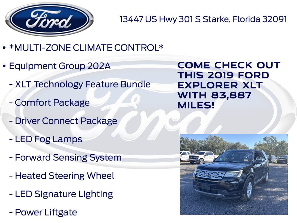 2019 Ford Explorer XLT