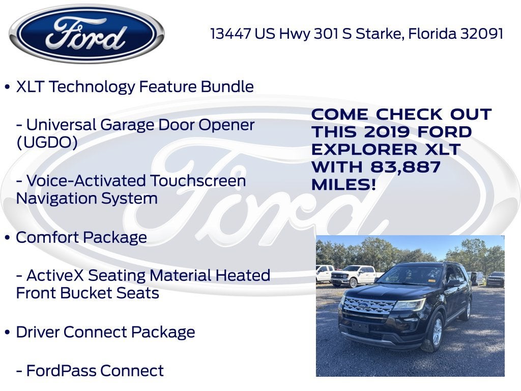 2019 Ford Explorer XLT