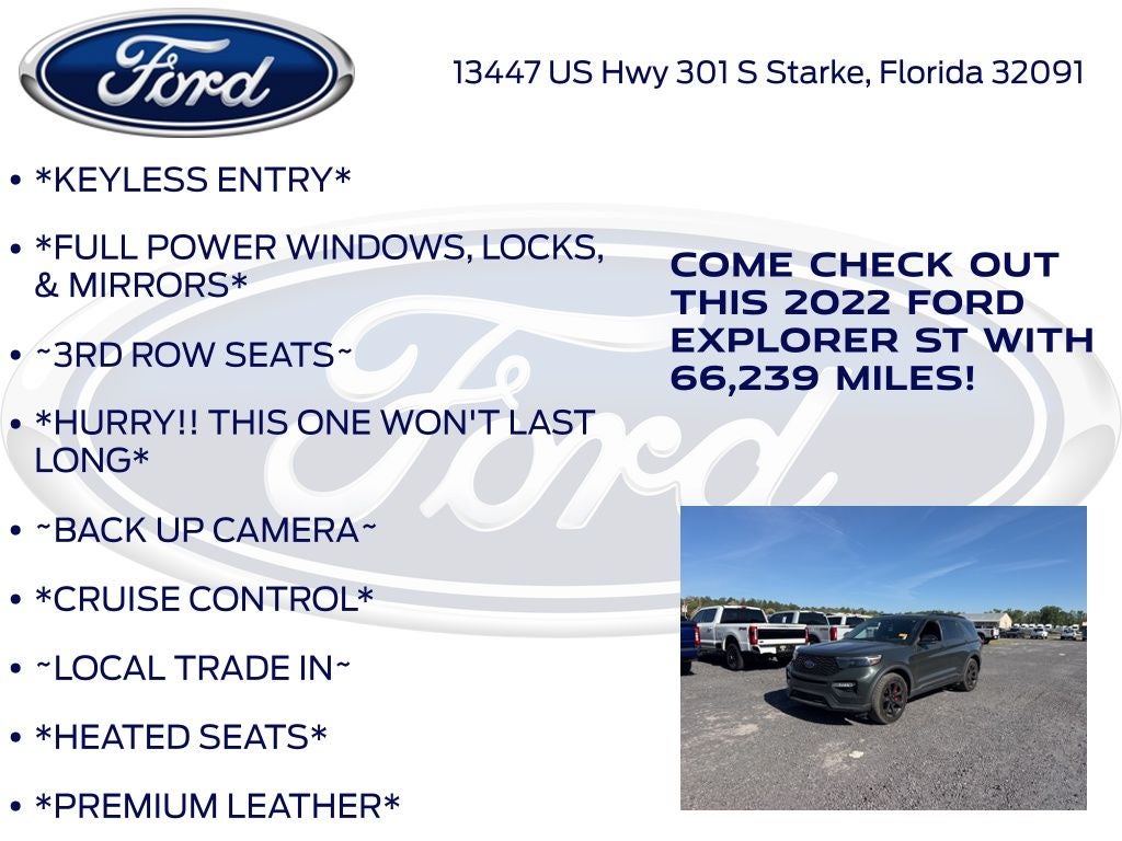 2022 Ford Explorer ST