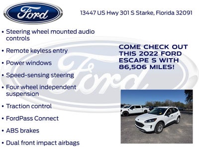 2022 Ford Escape S