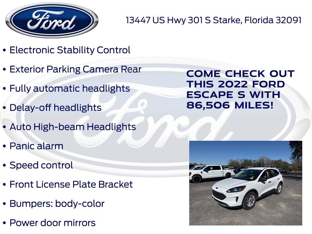 2022 Ford Escape S