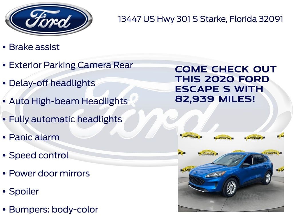 2020 Ford Escape S