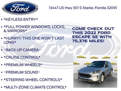 2022 Ford Escape SE