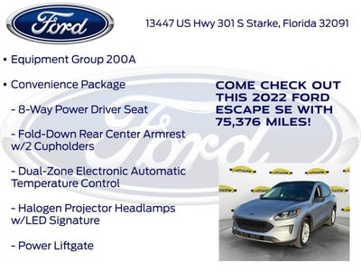 2022 Ford Escape SE