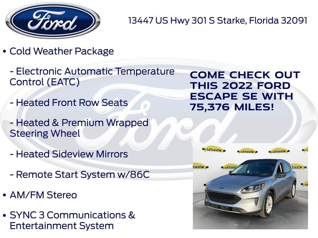 2022 Ford Escape SE