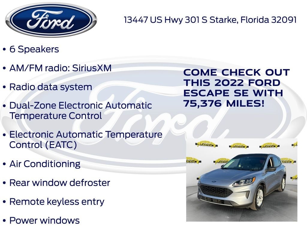 2022 Ford Escape SE