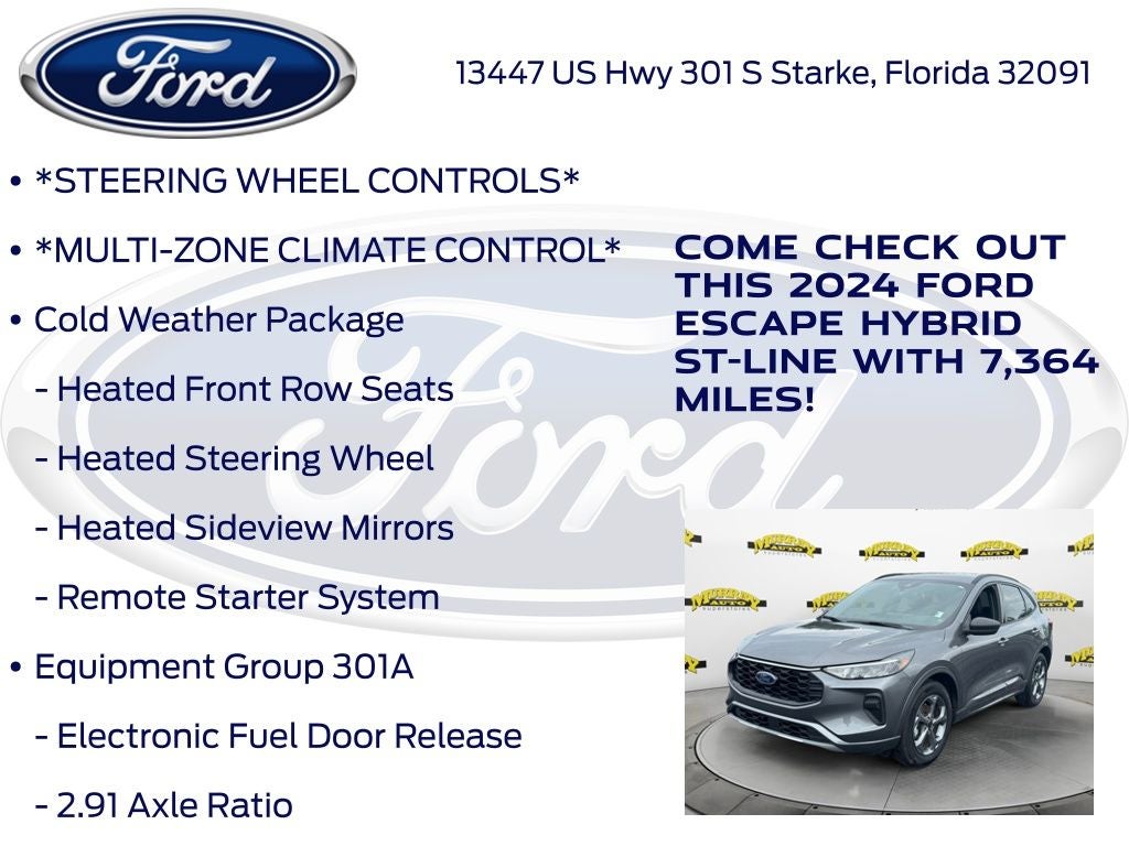 2024 Ford Escape Hybrid ST-Line