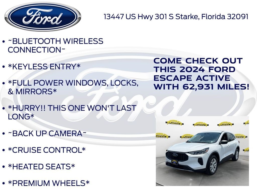 2024 Ford Escape Active