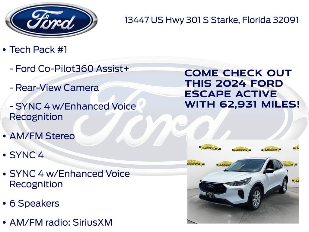 2024 Ford Escape Active
