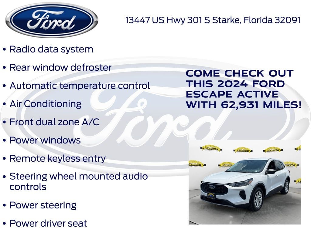 2024 Ford Escape Active