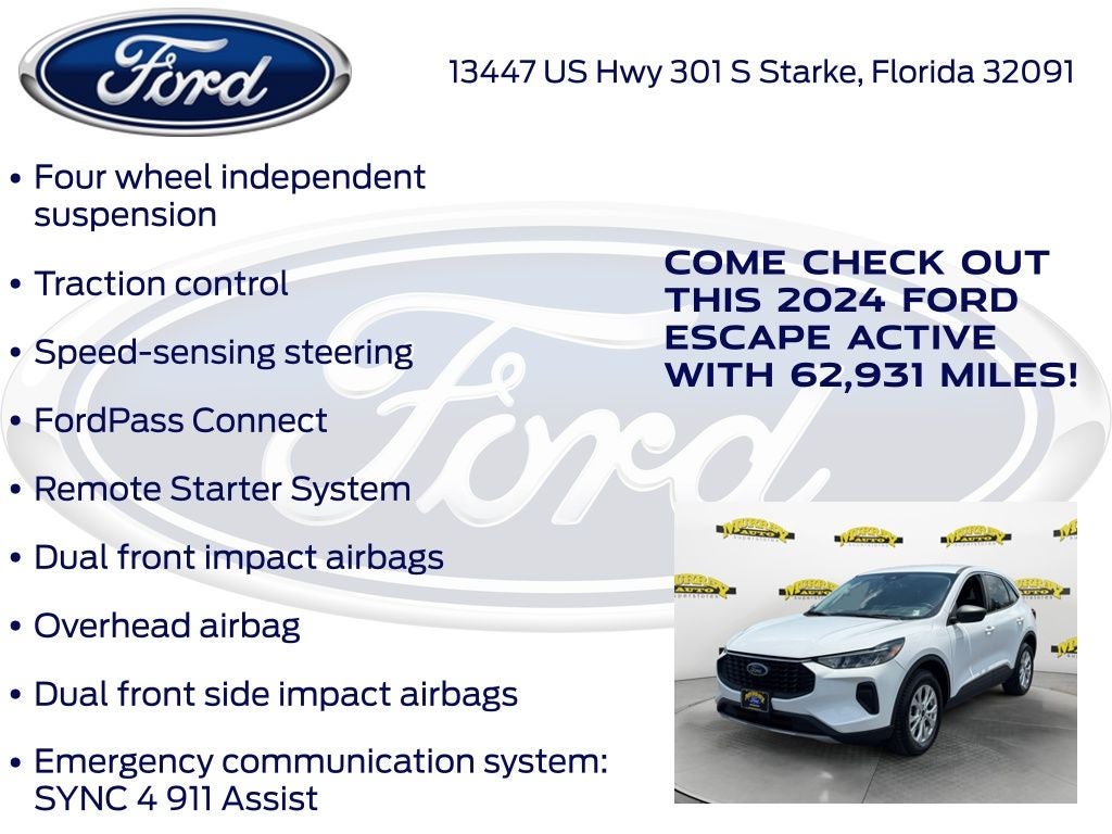2024 Ford Escape Active