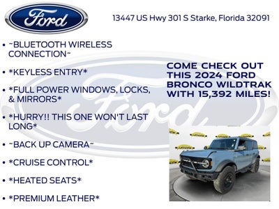 2024 Ford Bronco Wildtrak