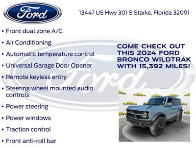 2024 Ford Bronco Wildtrak