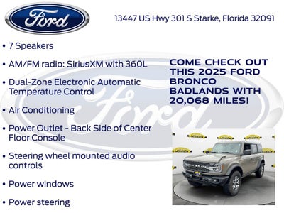 2025 Ford Bronco Badlands