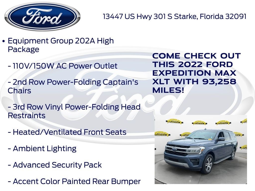 2022 Ford Expedition Max XLT
