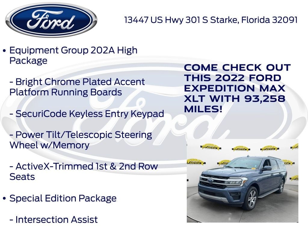2022 Ford Expedition Max XLT