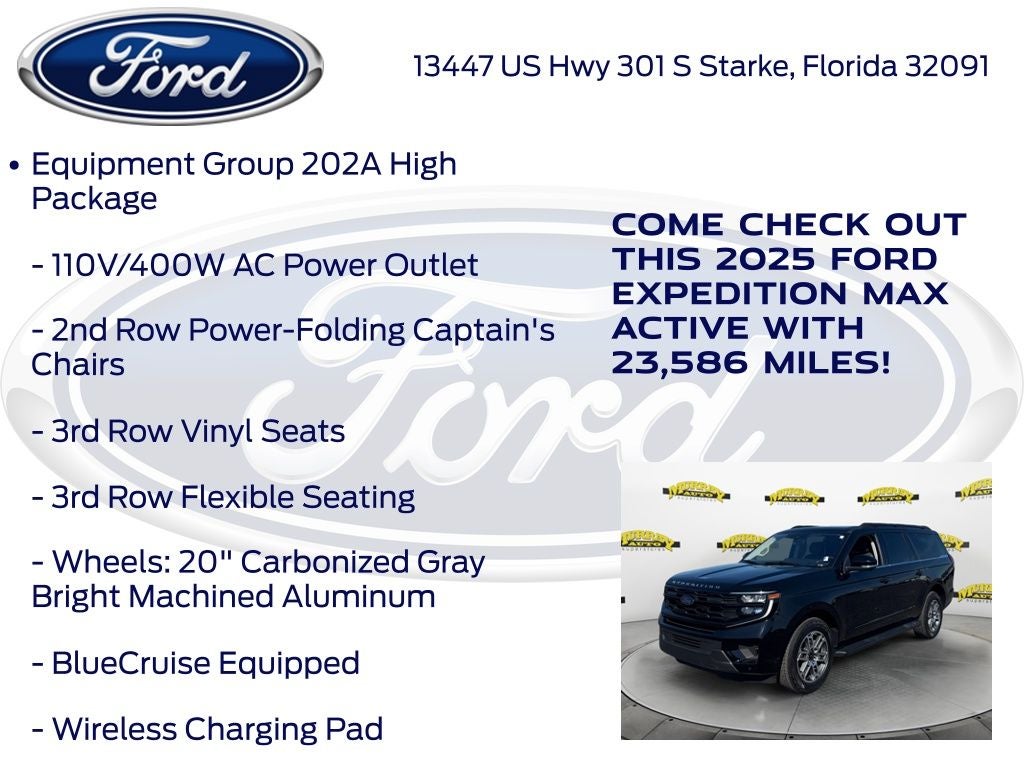 2025 Ford Expedition Max Active