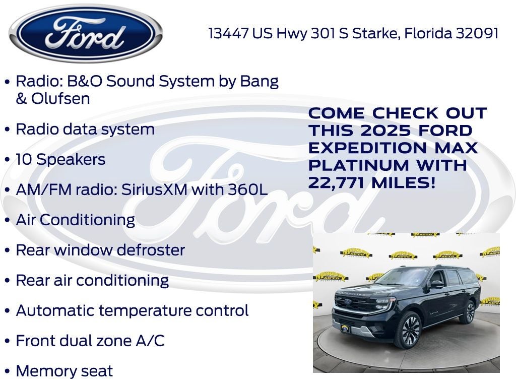2025 Ford Expedition Max Platinum