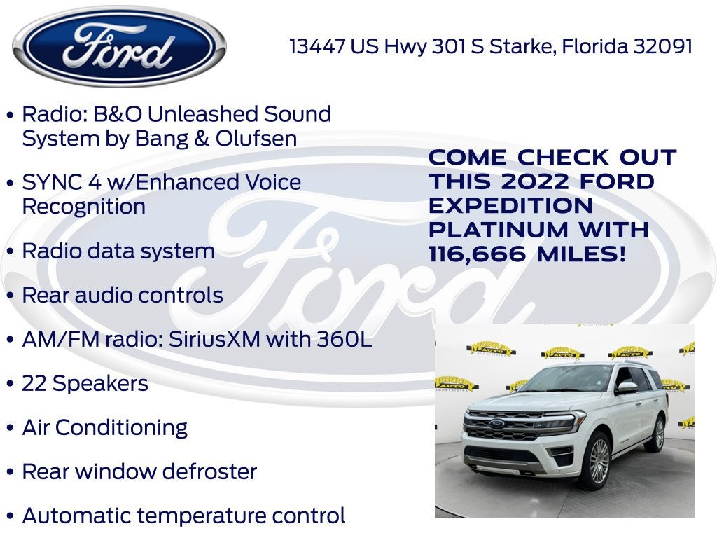 2022 Ford Expedition Platinum
