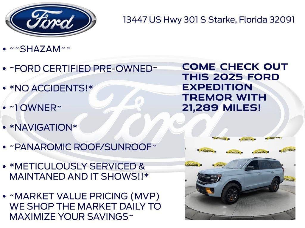 2025 Ford Expedition Tremor