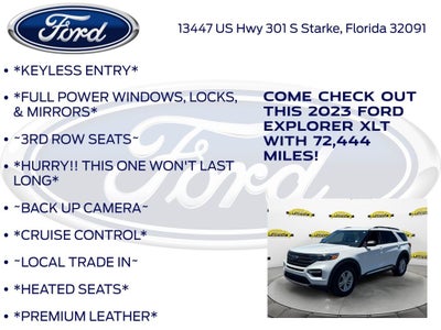 2023 Ford Explorer XLT