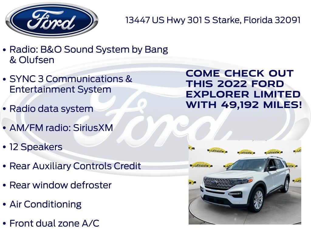 2022 Ford Explorer Limited