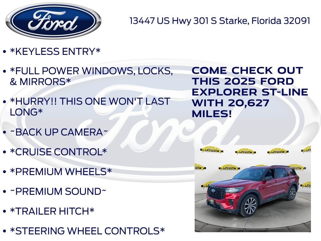 2025 Ford Explorer ST-Line