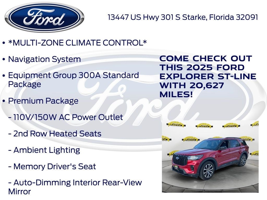 2025 Ford Explorer ST-Line